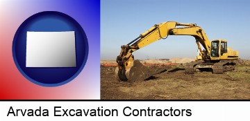 excavation project equipment in Arvada, CO