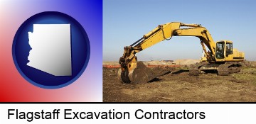 excavation project equipment in Flagstaff, AZ